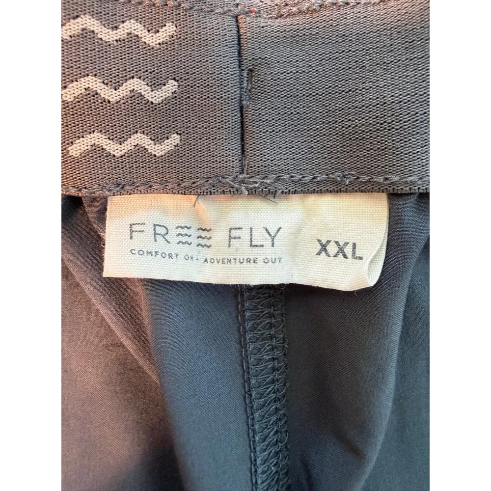 Free Fly Breeze Pull On Shorts XXL Gray Fog Athletic Stretch 8
